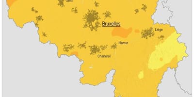 Карта Бельгии климат